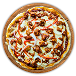 Spicy Chicken & Garlic Pizza 