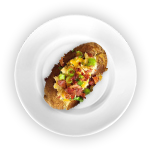 Baked Potato With Donner 