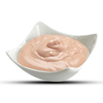 Tub Of Yogurt Pink Sauce 