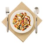 South Indian Garlic Chilli Chicken Pasta 